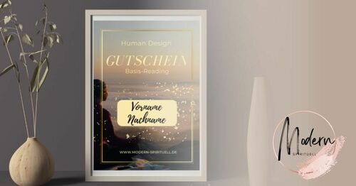 Gutschein Human Design Reading Modern Spirituell